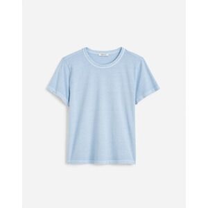 Madewell The‎ Perfect Crewneck Tee in Allday Jersey Light Pool XS NWT